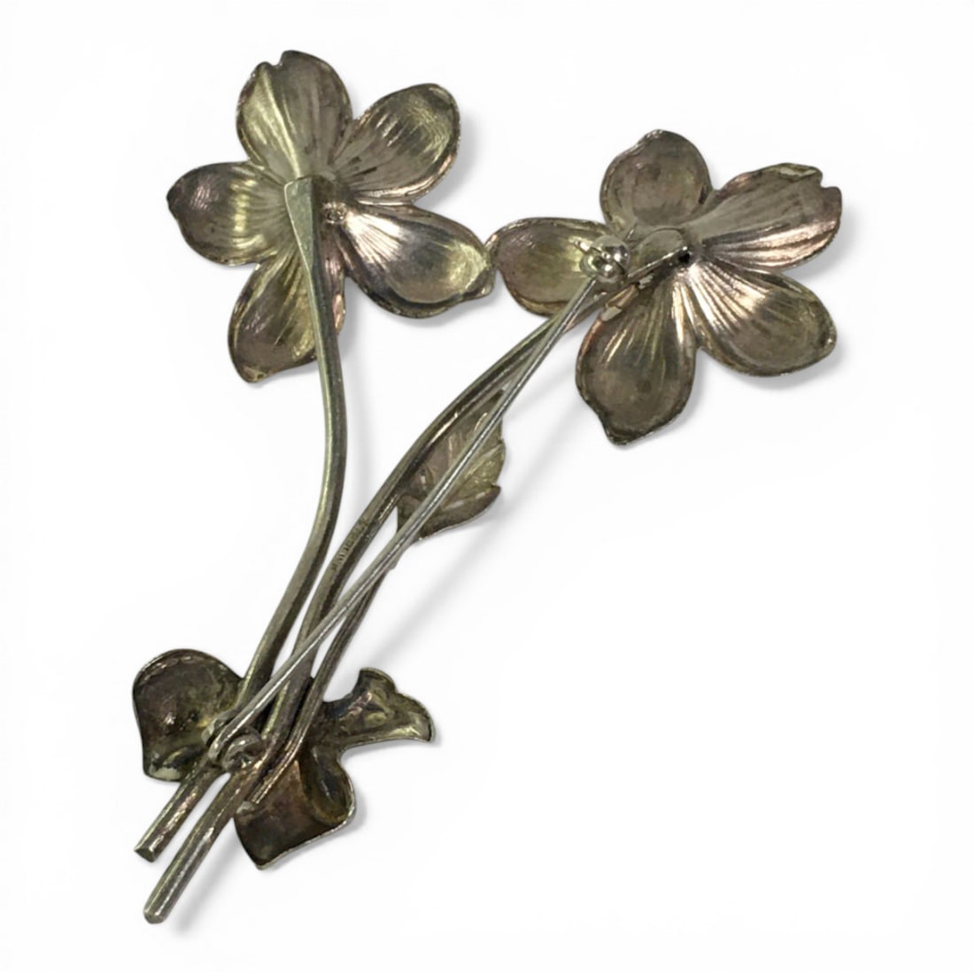 Sterling Silver Flower Pin - 2