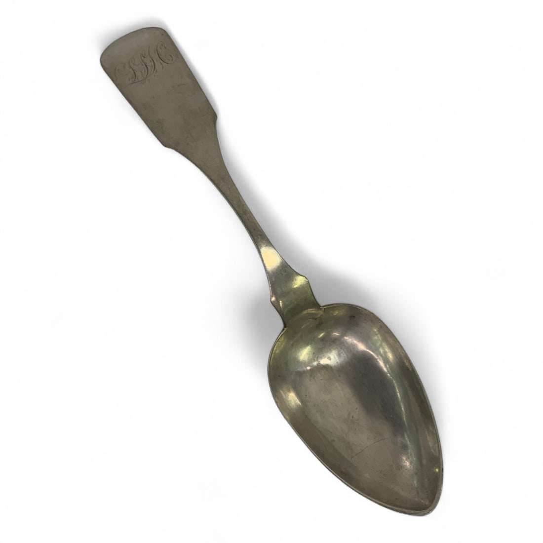 Warrington Philadelphia Coin Silver Spoon: Marked: Warrington Phila. 9" Long. 1.760 Ozt.