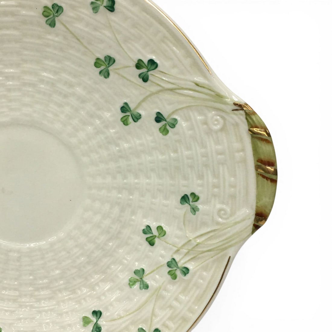 Belleek Porcelain Double Handled Tray - 2