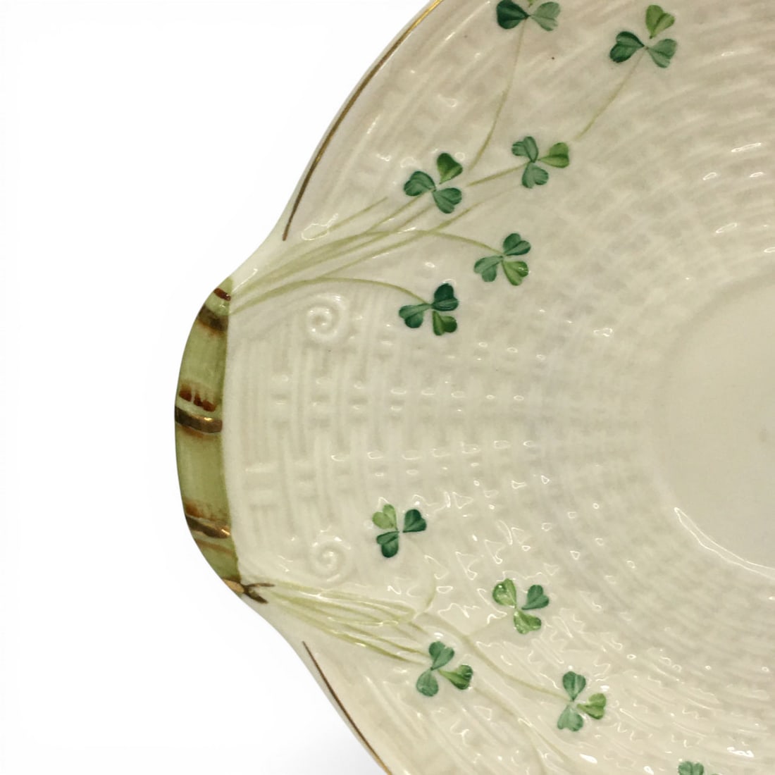 Belleek Porcelain Double Handled Tray - 3