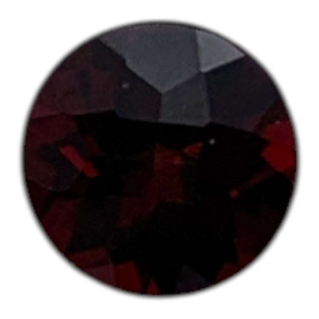 Faceted Red Garnet Gemstone (1 of 2)