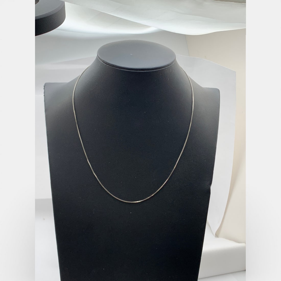 Sterling Silver Box Chain Necklace - 3