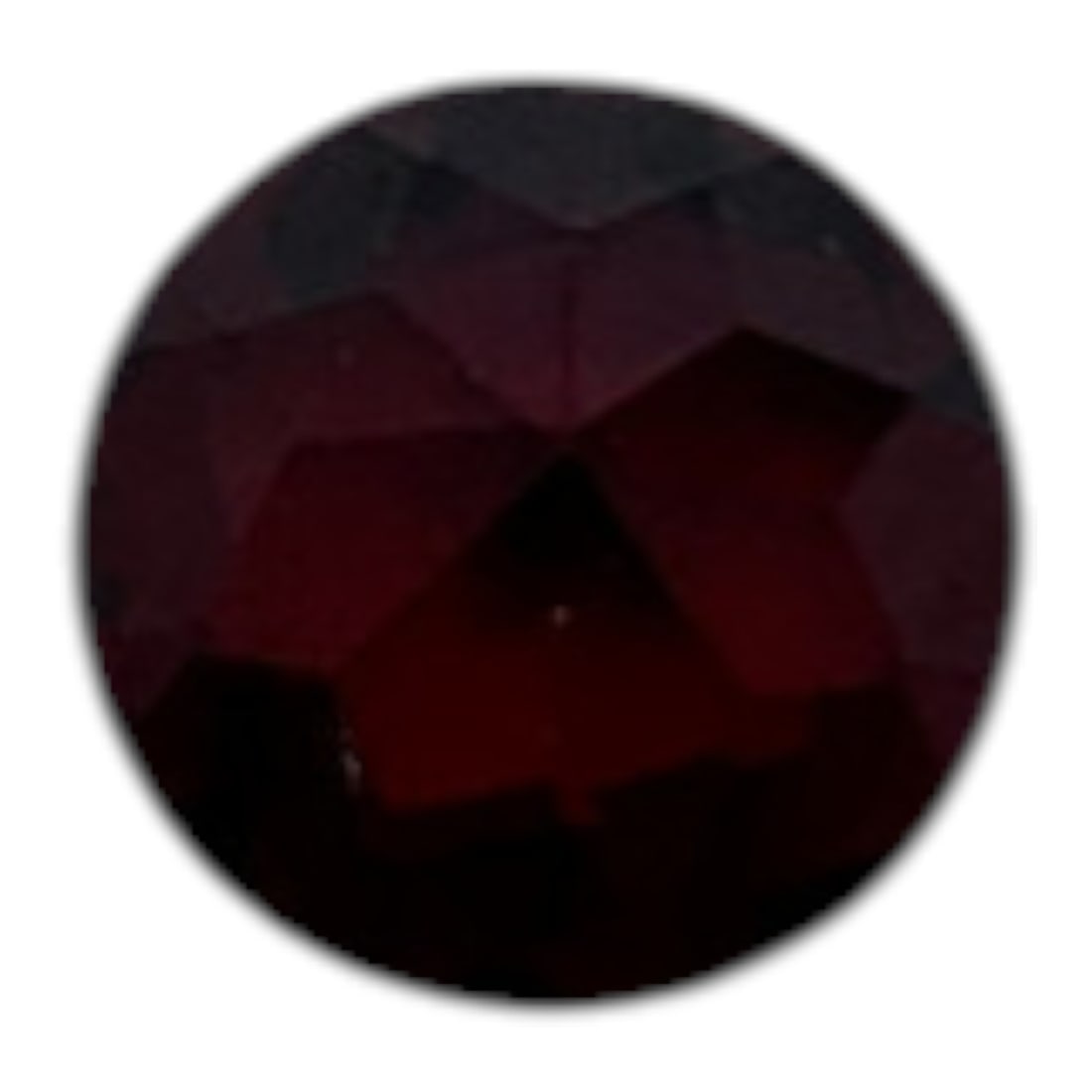 Faceted Red Garnet Gemstone - 2