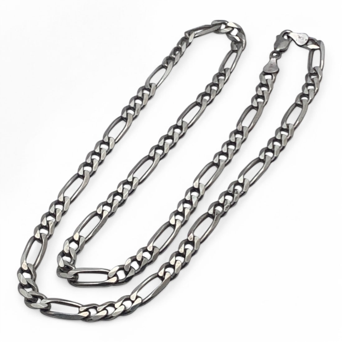 Sterling Silver Necklace: Marked 925 - 24 3/8" Long - 39.2 Grams