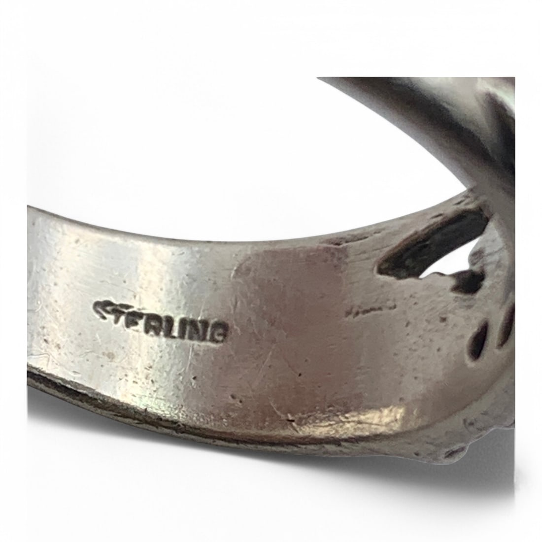 Sterling Silver Dragon Ring - 7