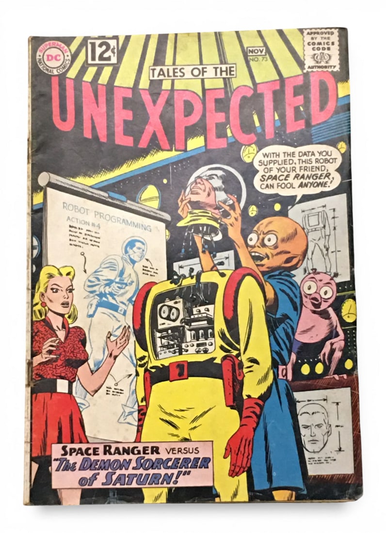 Vintage Dc 12 Cent Comic Book, Unexpected: See Photos. Nov No. 73.