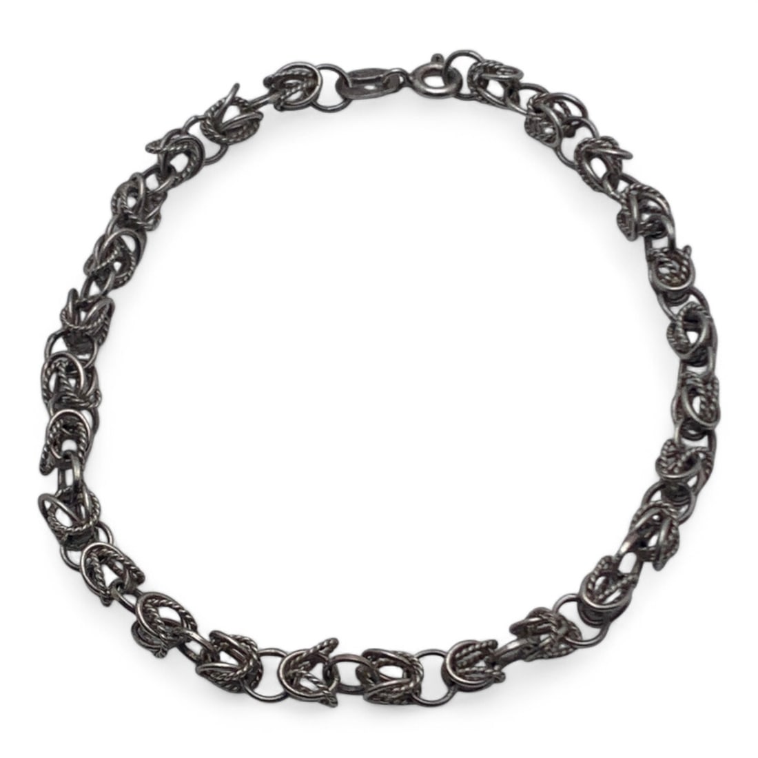 Sterling Silver Bracelet: Marked 925 - 8" Long - 5.9 Grams