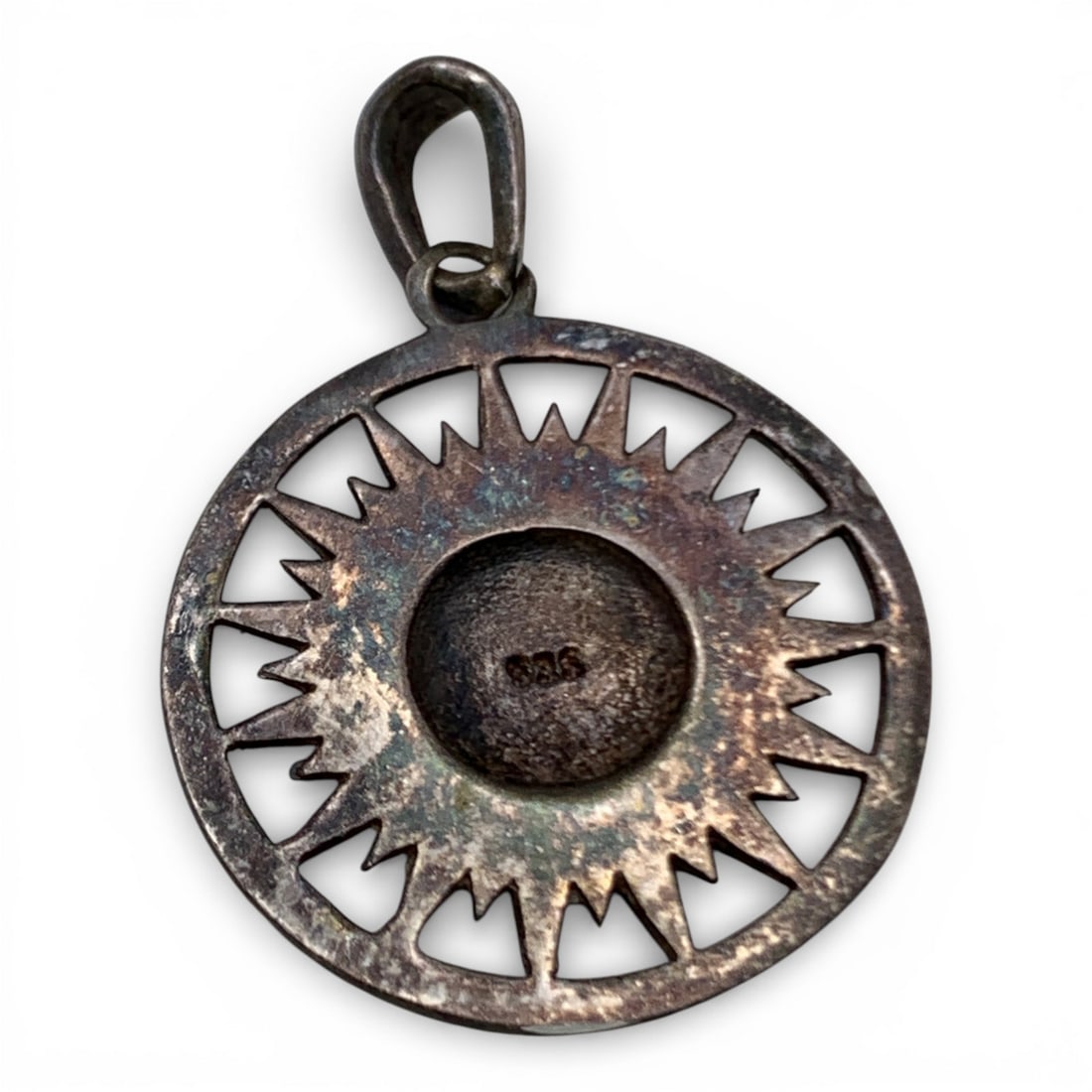 Sterling Silver Sun Pendant - 2