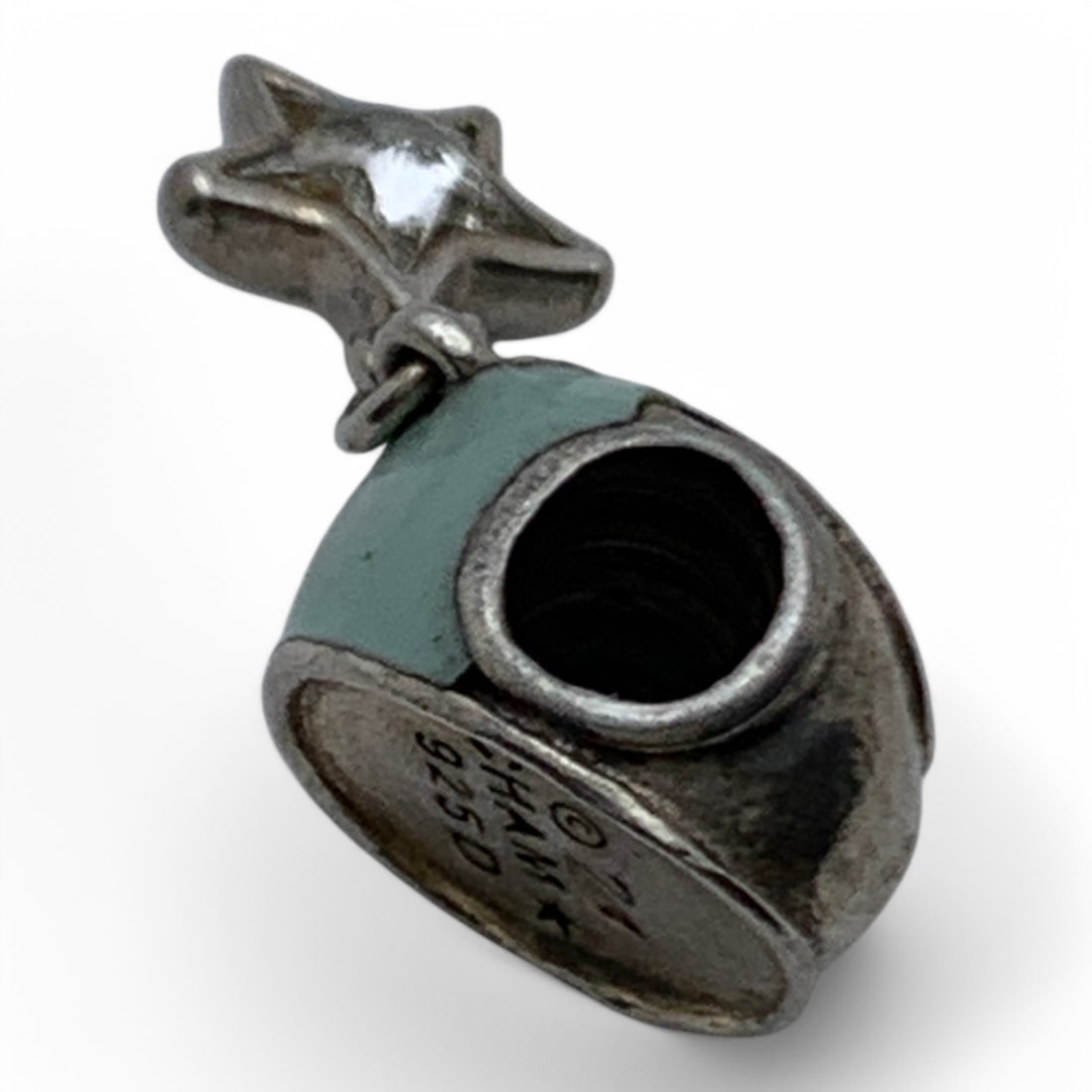 Sterling Silver Enameled Charm - 2