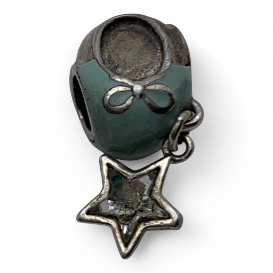 Sterling Silver Enameled Charm - 4