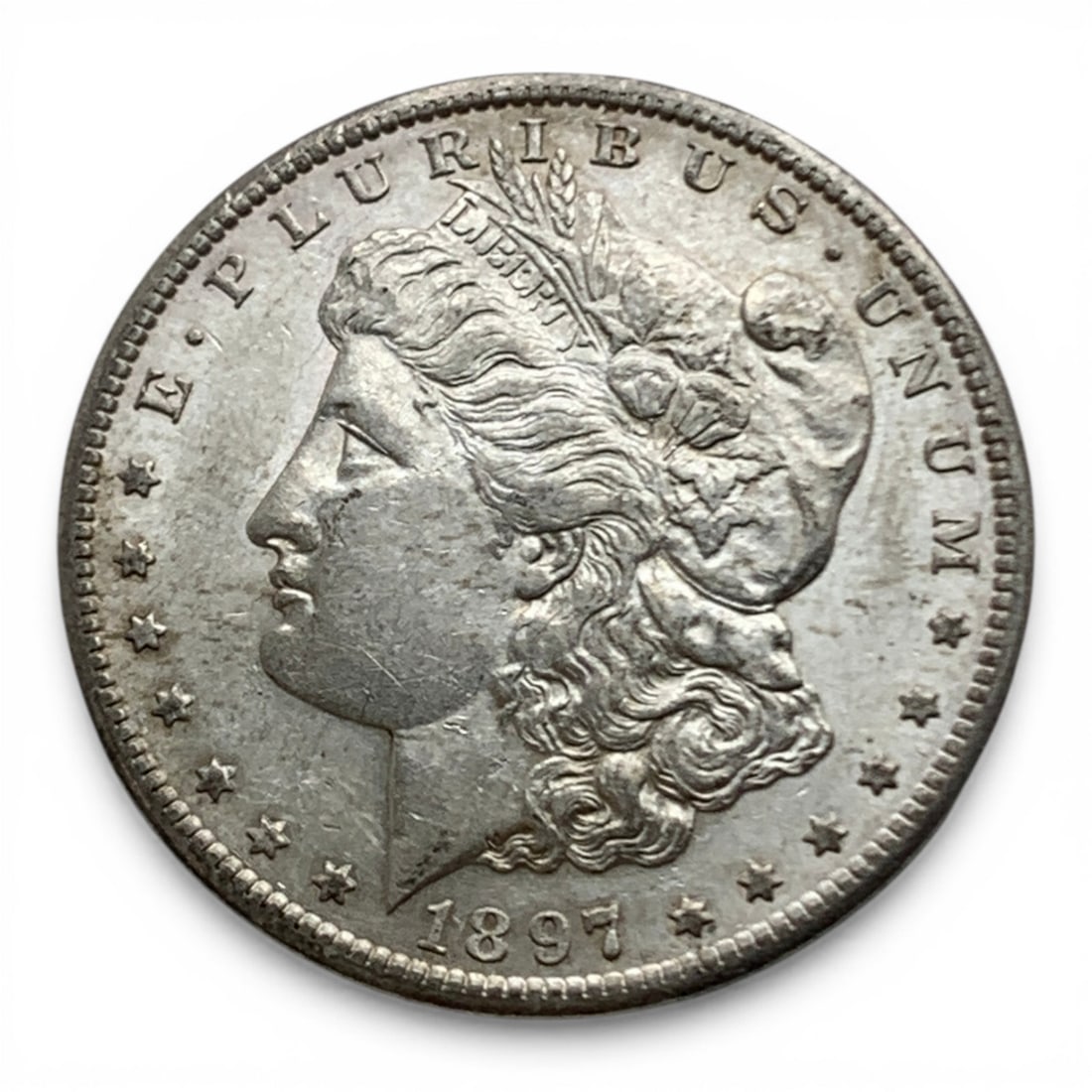 1897 S Morgan Silver Dollar: 90% Silver Content - United States Of America~ One Dollar