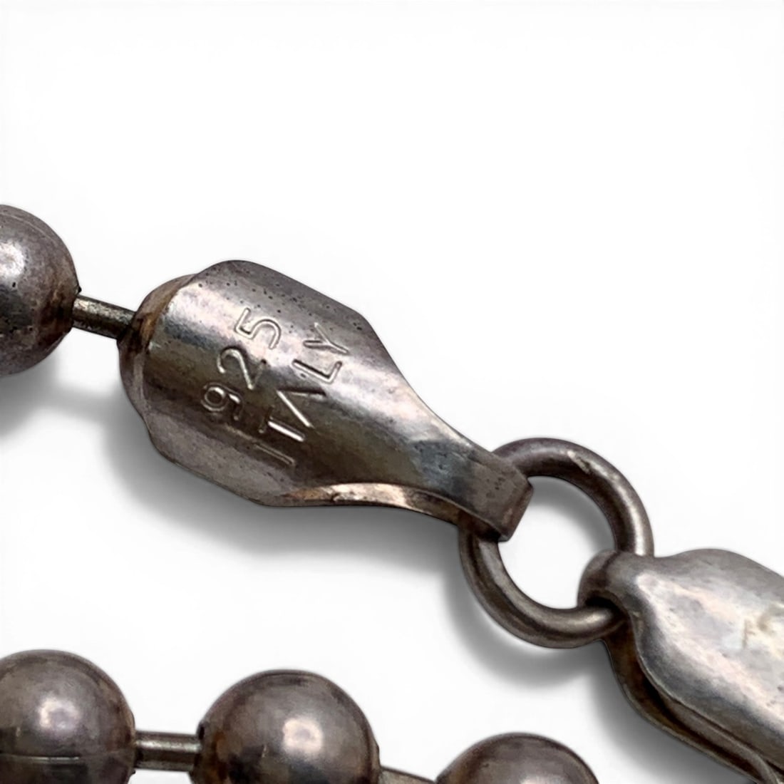 Sterling Silver Beaded Bracelet - 5