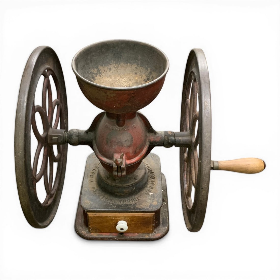 Enterprise Cast Iron 2 Wheel Coffee Grinder (1 of 6)