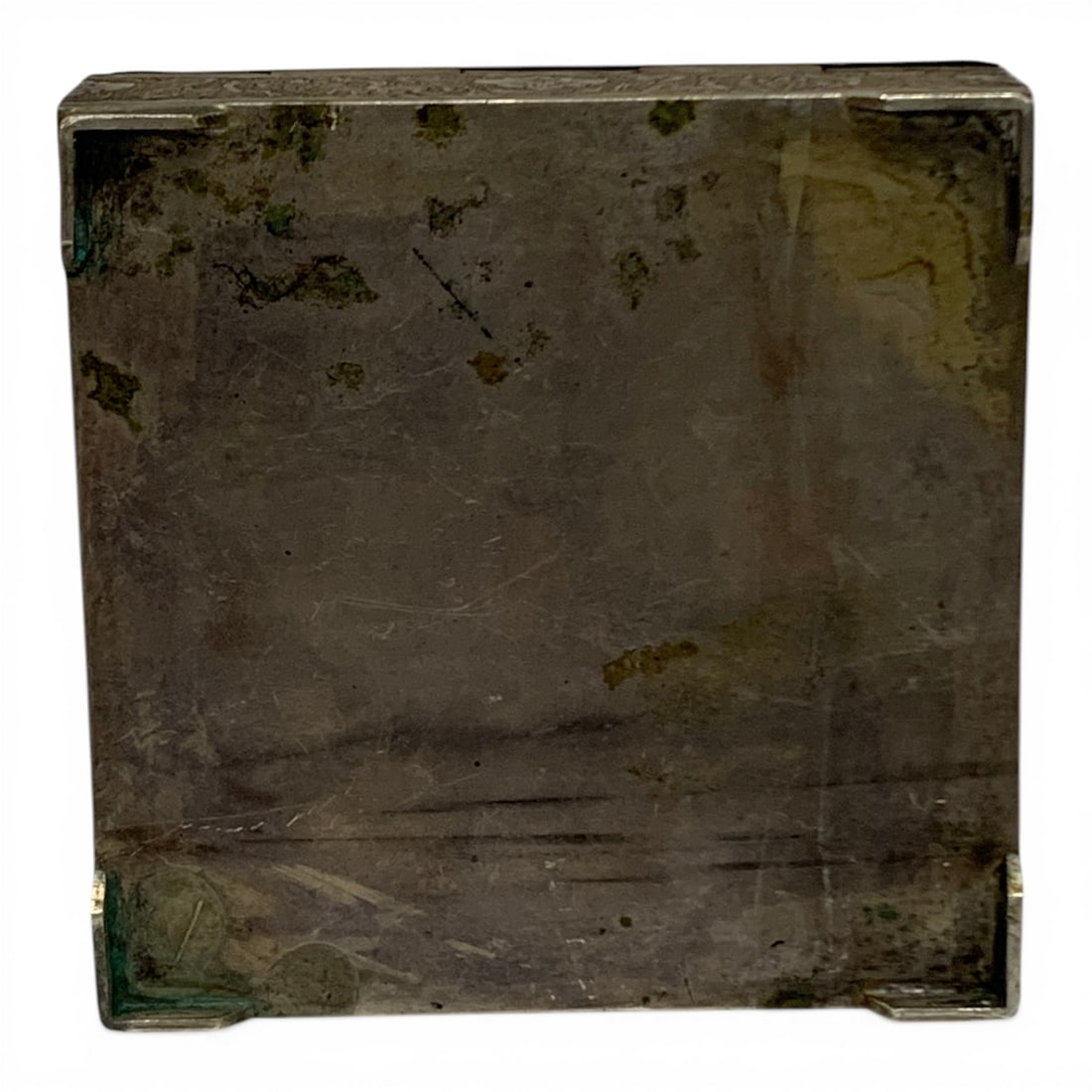 Antique Persian Silver Box With Painted Plauqe - 3