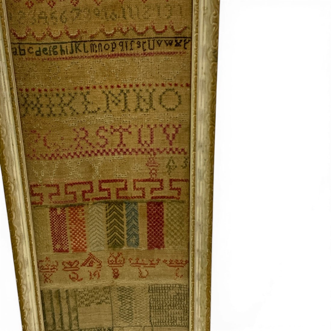 Framed Needlework Sampler - 3