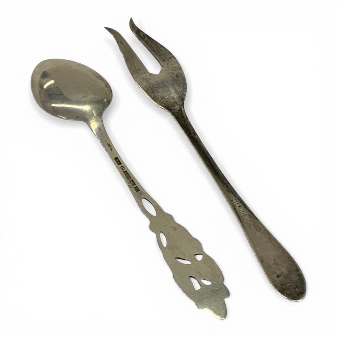 2 Sterling Silver Utensils - 4