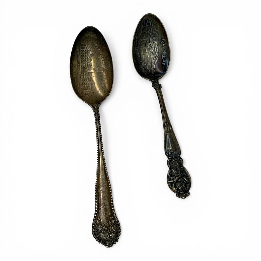 2 Vintage Sterling Silver Advertisement Spoons (1 of 5)