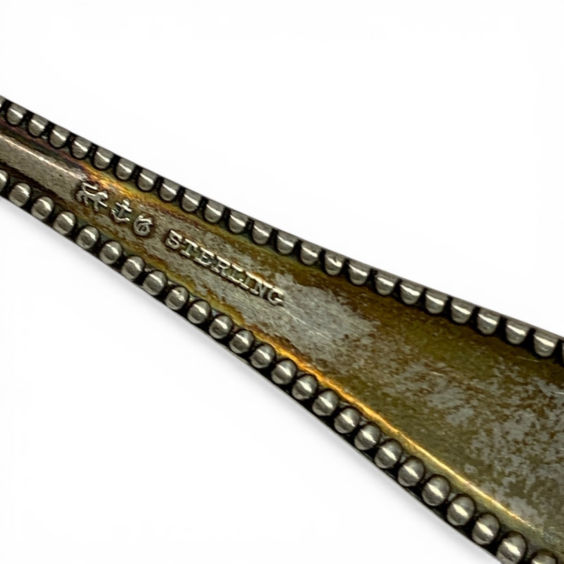 2 Vintage Sterling Silver Advertisement Spoons - 4