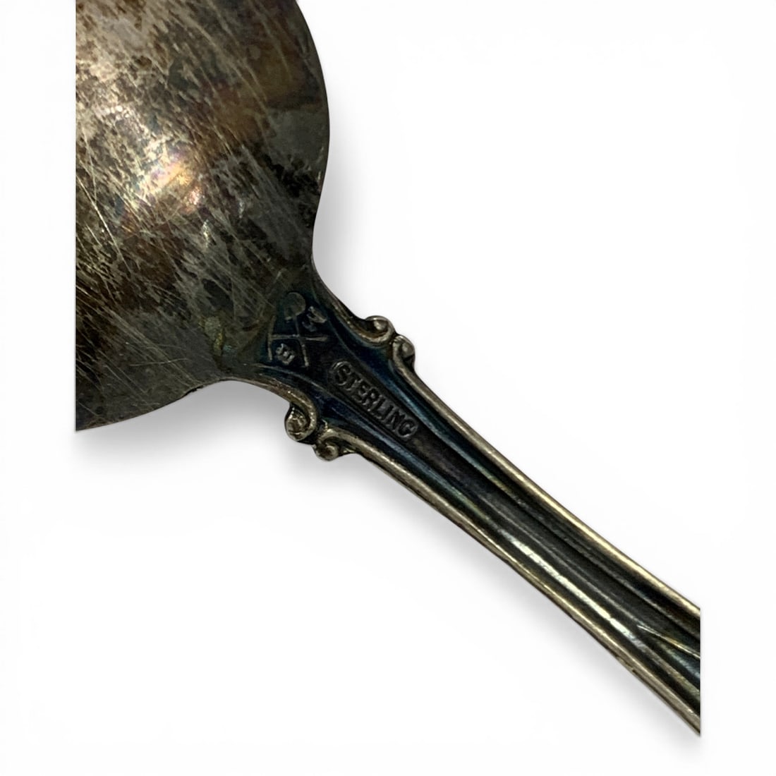 2 Vintage Sterling Silver Advertisement Spoons - 5