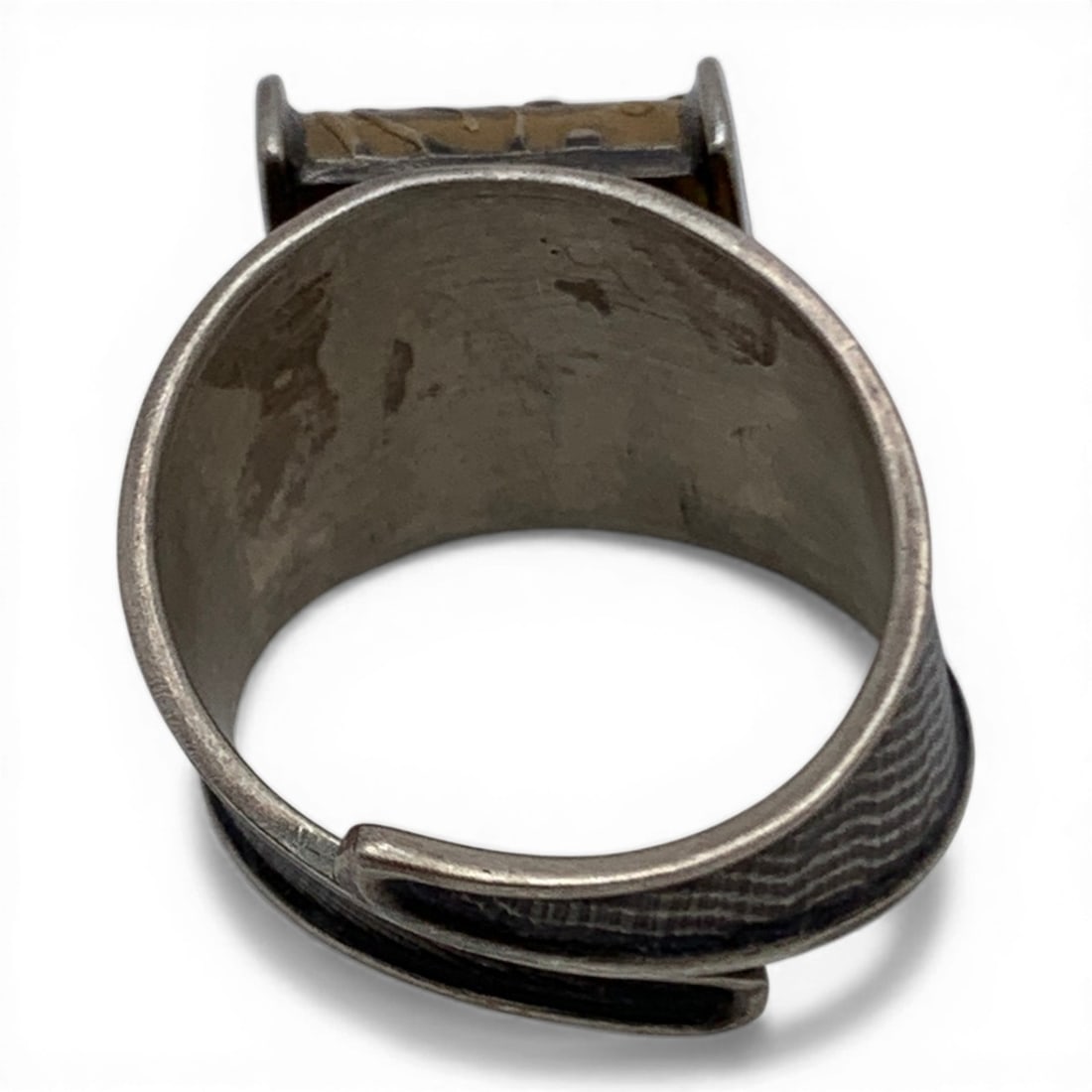 Silver Two Tone Ring - 3