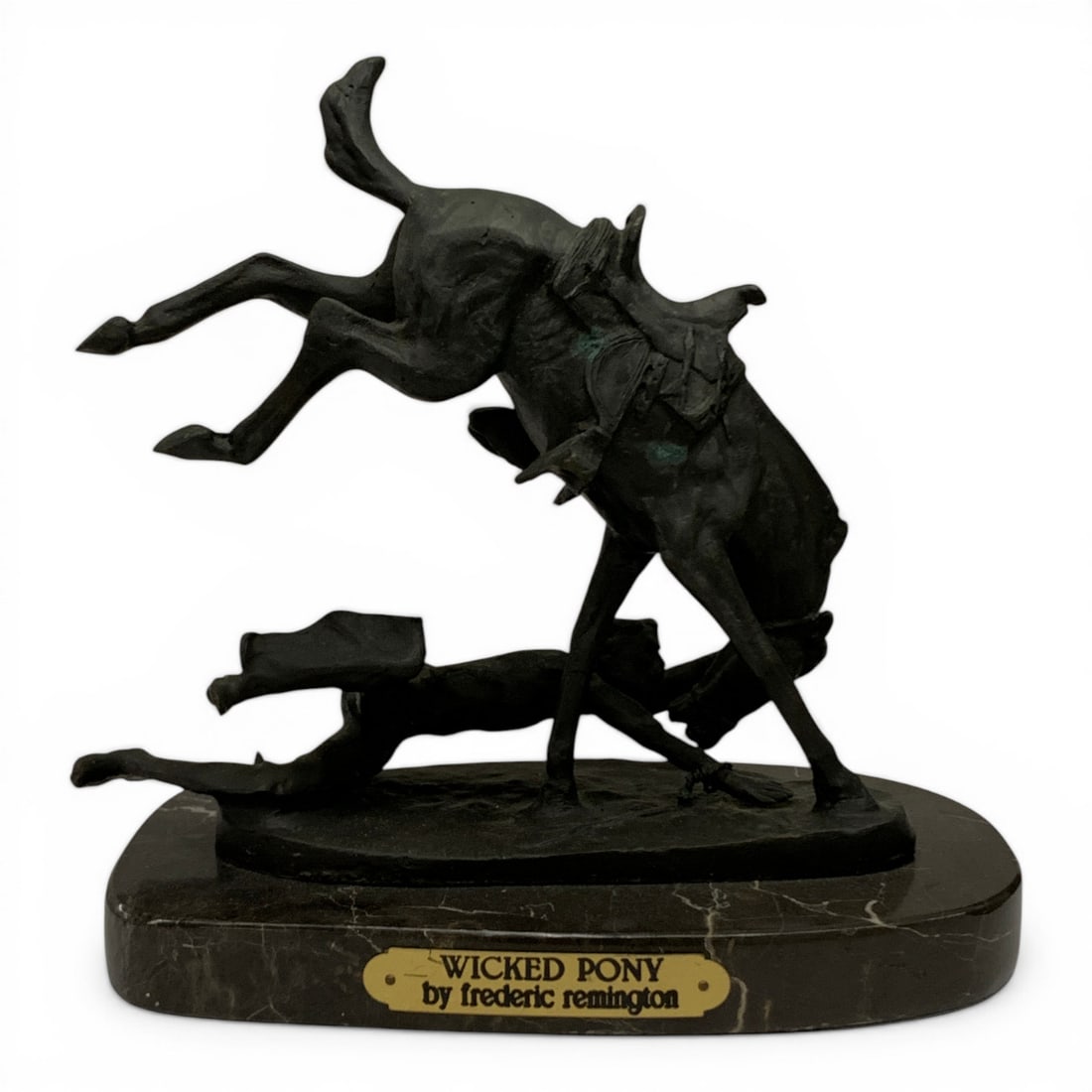 Frederic Remington Bronze Sculpture, Wicked Pony (1 of 7)