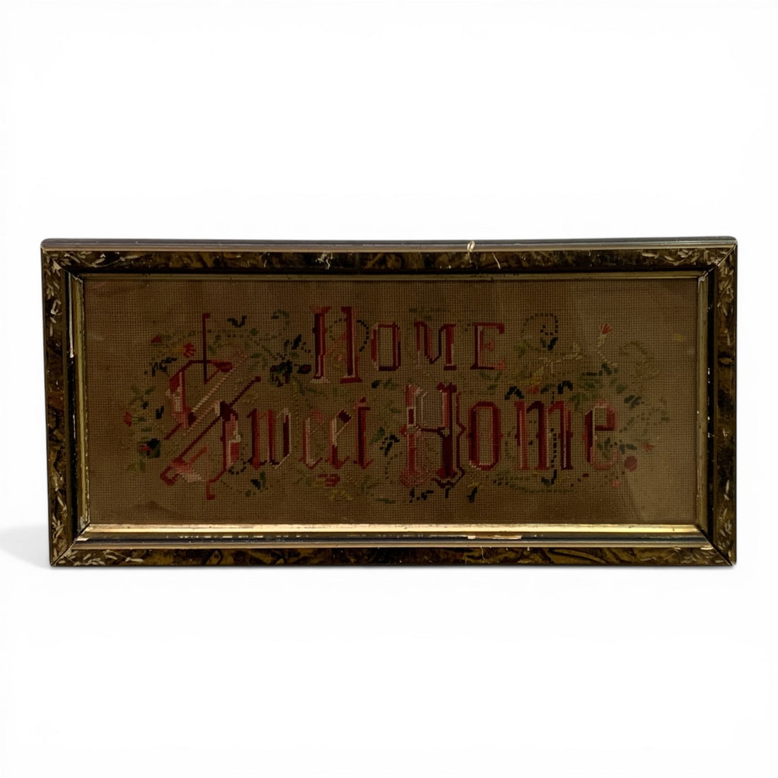 Framed Needlework: Home Sweet Home (1 of 4)