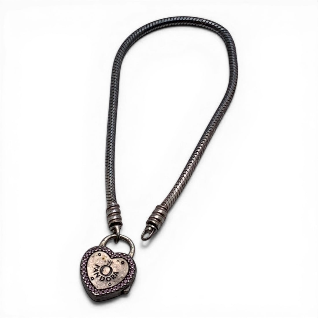 Sterling Silver Pandora Bracelet (1 of 4)