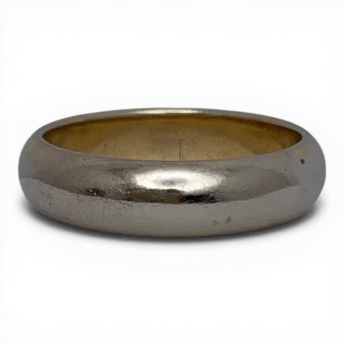 10k White Gold Band: Marked 10k - Size 6.25 - 2.9 DwtGemstones Tested With Presidium Gem Tester Il - Berners Does Not - Guarantee Authenticity Of Gemstones