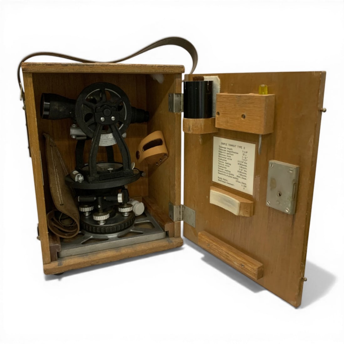 Vintage Surveyor's Transit In Wooden Case (1 of 5)
