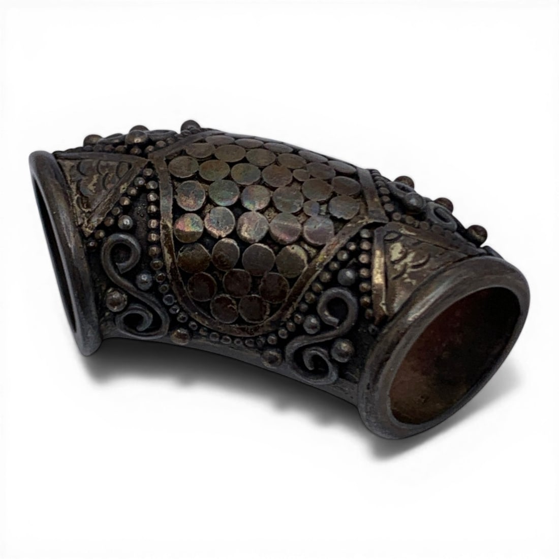 Large Silver Pendant: Tests Silver - 1 5/8" Long - 13.1grams