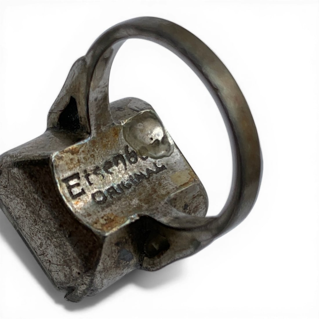 Sterling Silver & Clear Stone Ring - 6