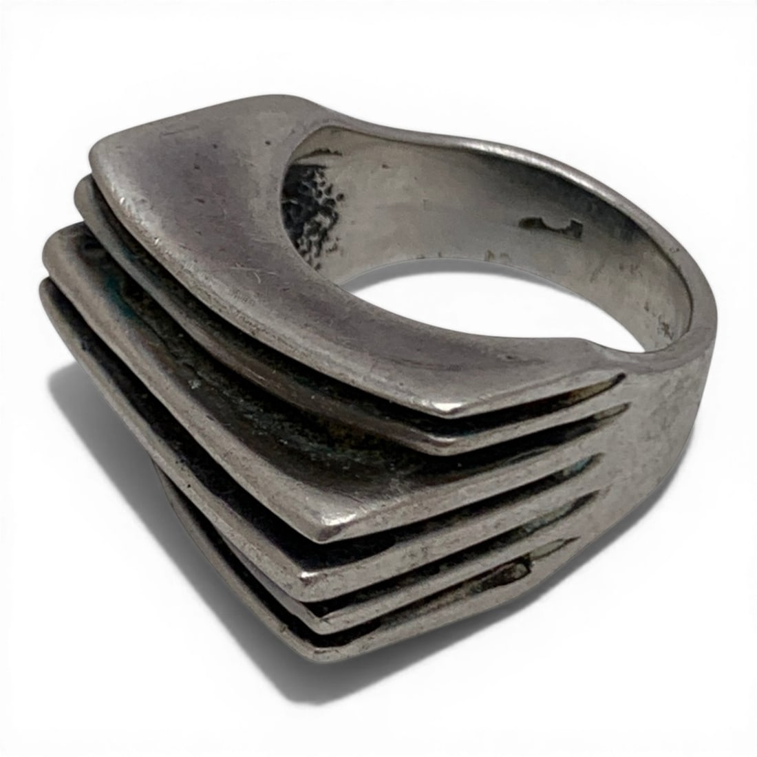 Heavy Sterling Silver Ring - 2