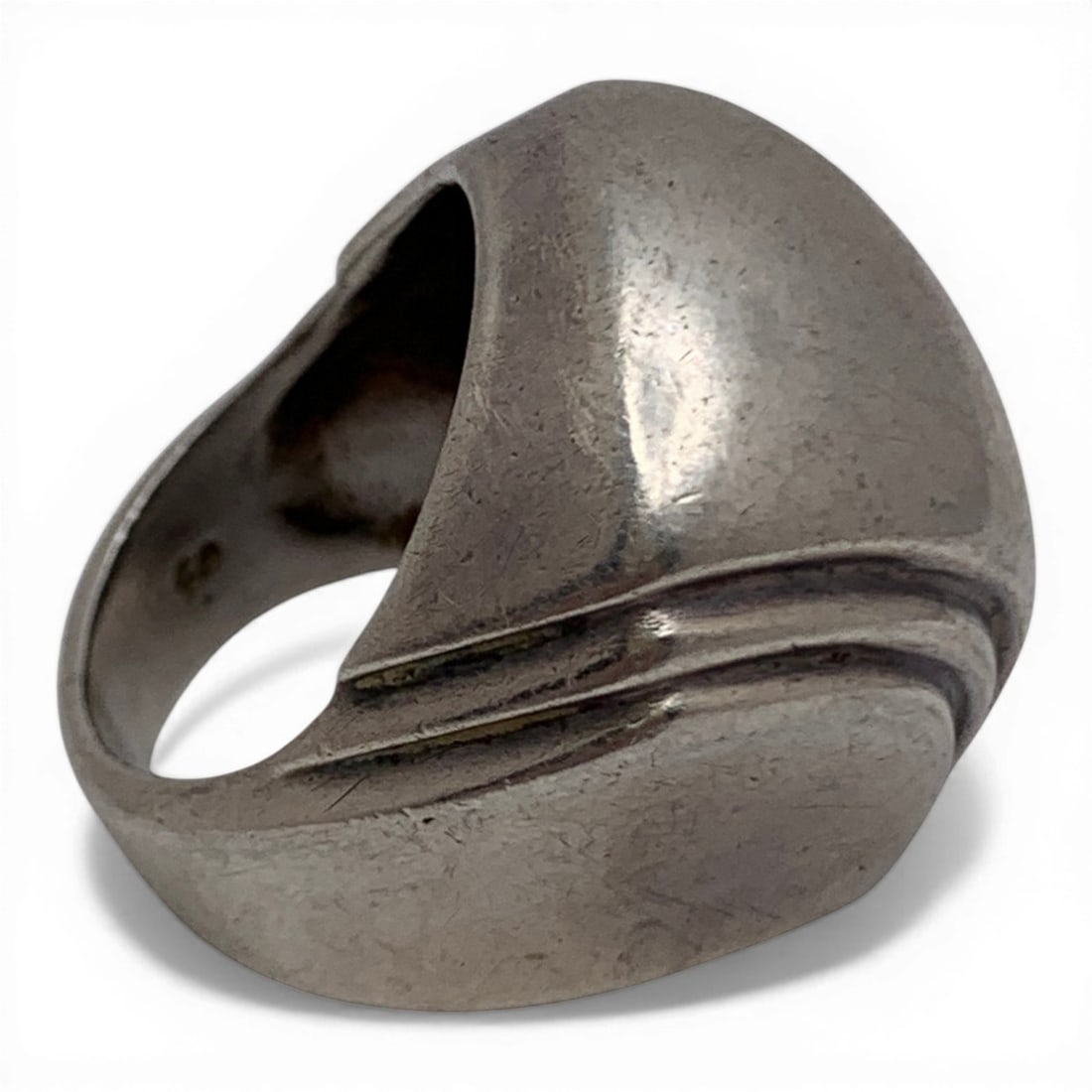 Large Sterling Silver Ring - 2