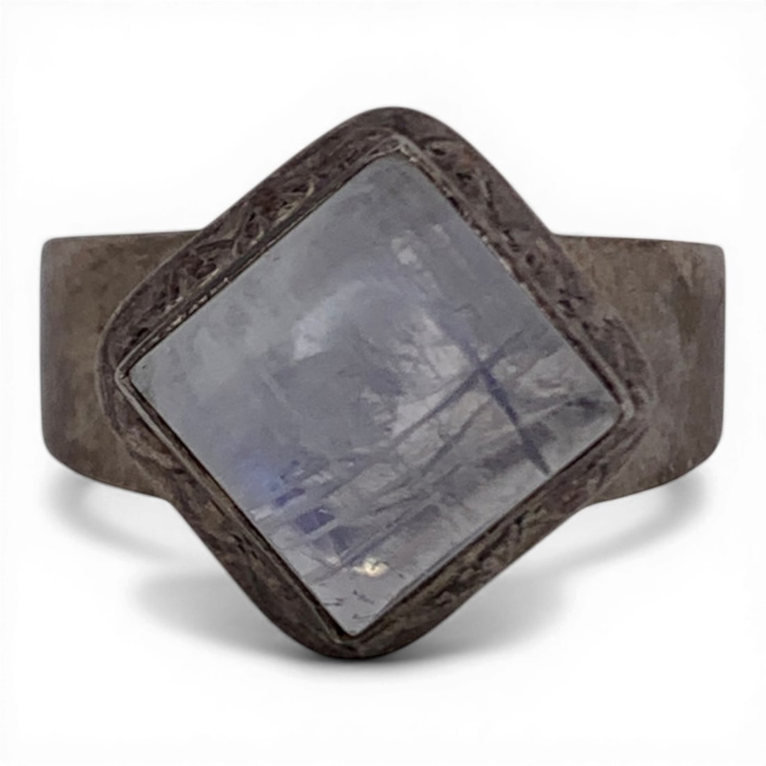 Sterling Silver & White Quartz Ring (1 of 6)