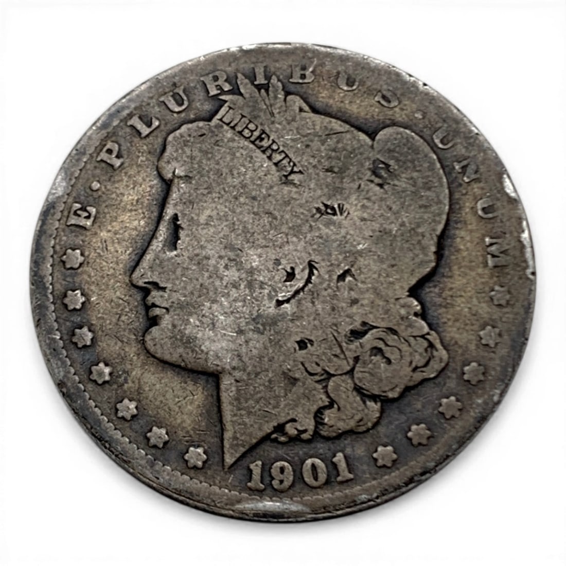 1901 O Morgan Silver Dollar: 90% Silver Content