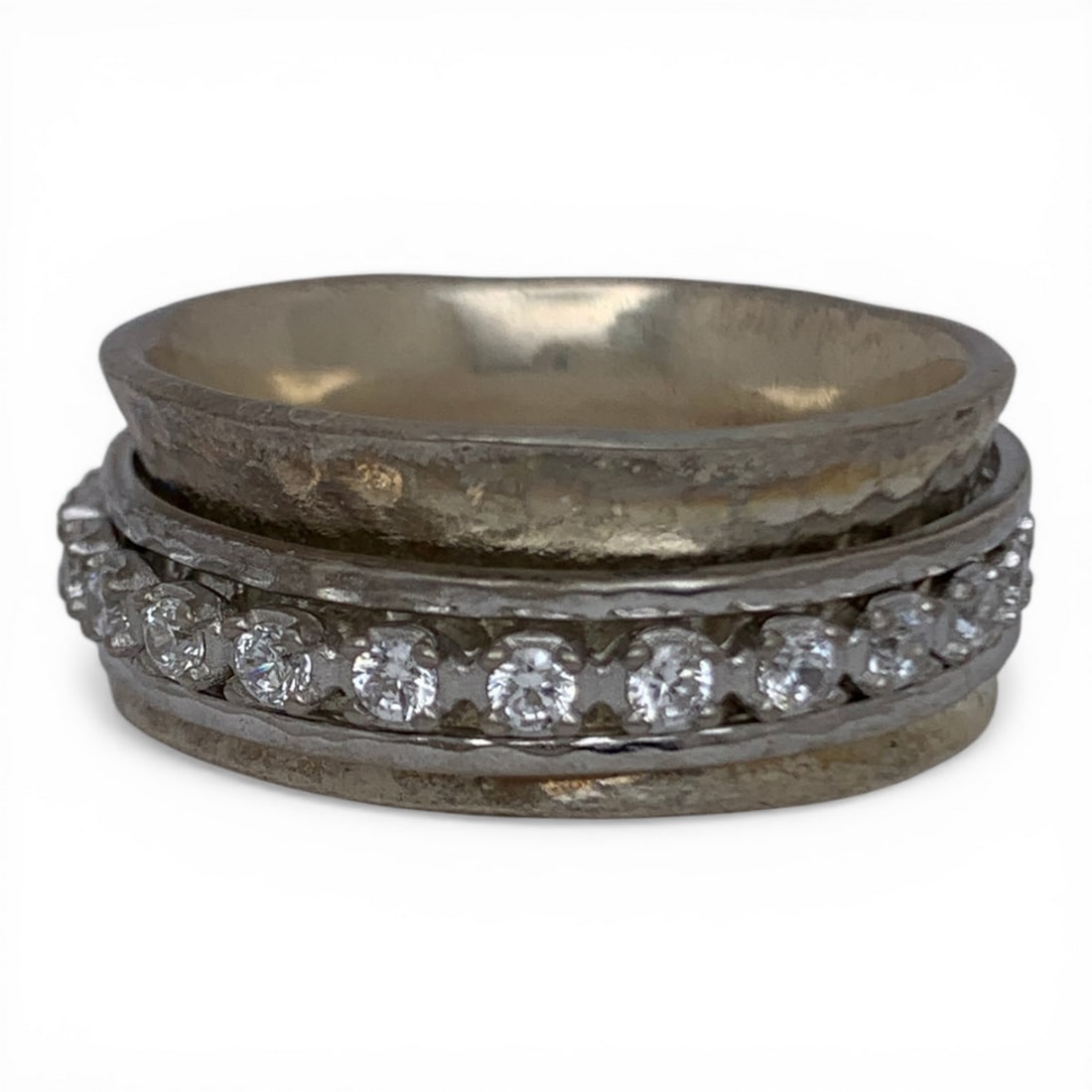 Ideaure Sterling Silver & Clear Stone Ring (1 of 4)
