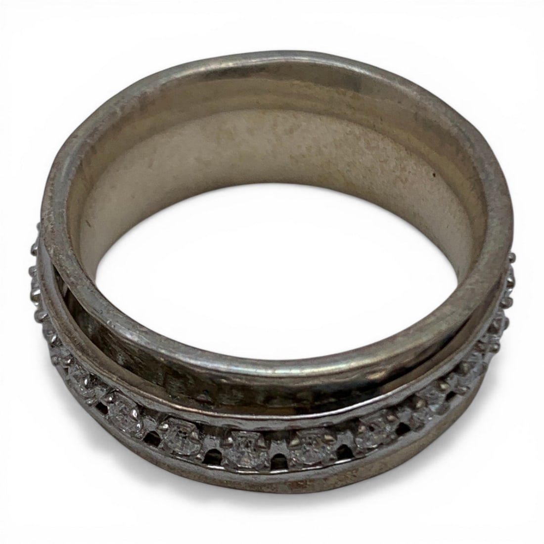 Ideaure Sterling Silver & Clear Stone Ring - 3