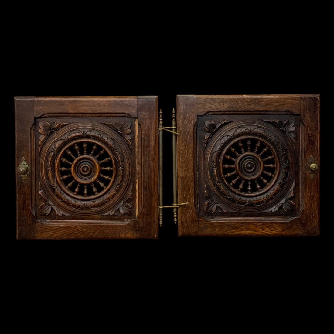 Ornate Carved Decorative Wooden Cabinet Doors (1 of 6)