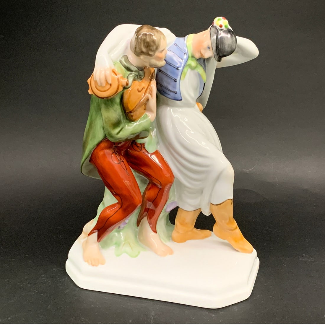 Herend Porcelain Figurine, Drunken Friends (1 of 10)