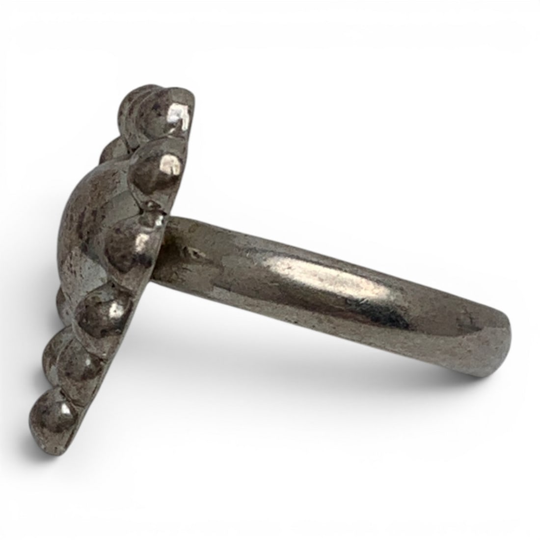 Mexico Sterling Silver Heart Ring - 5