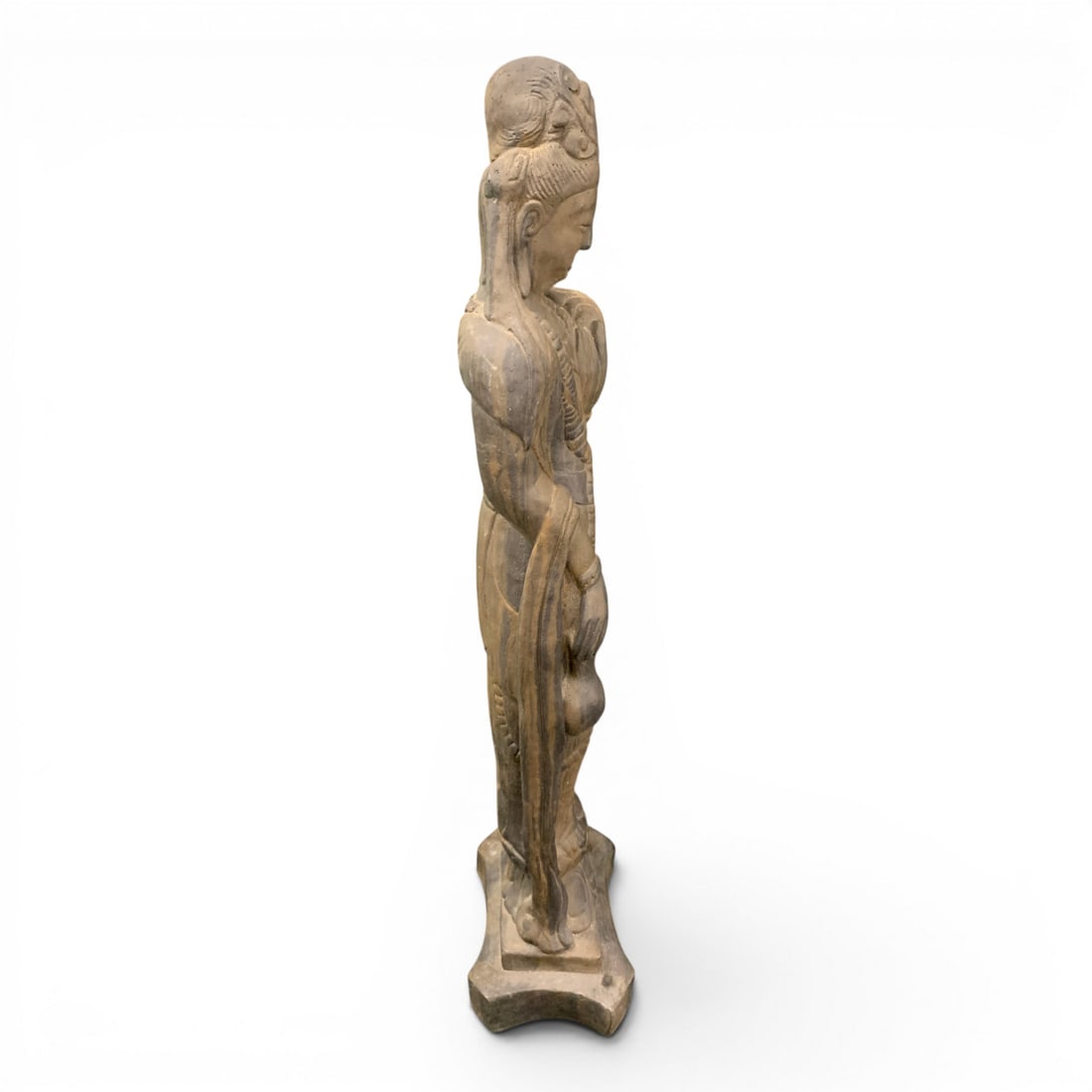 Vintage Stone Figural Statue - 13