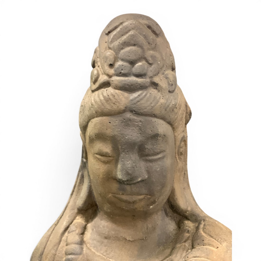 Vintage Stone Figural Statue - 2