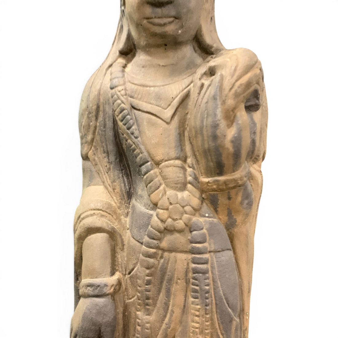 Vintage Stone Figural Statue - 3