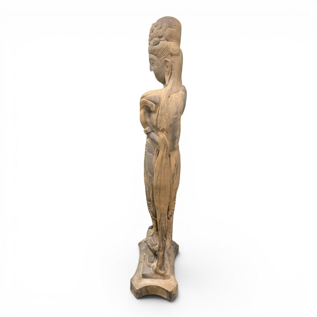 Vintage Stone Figural Statue - 5