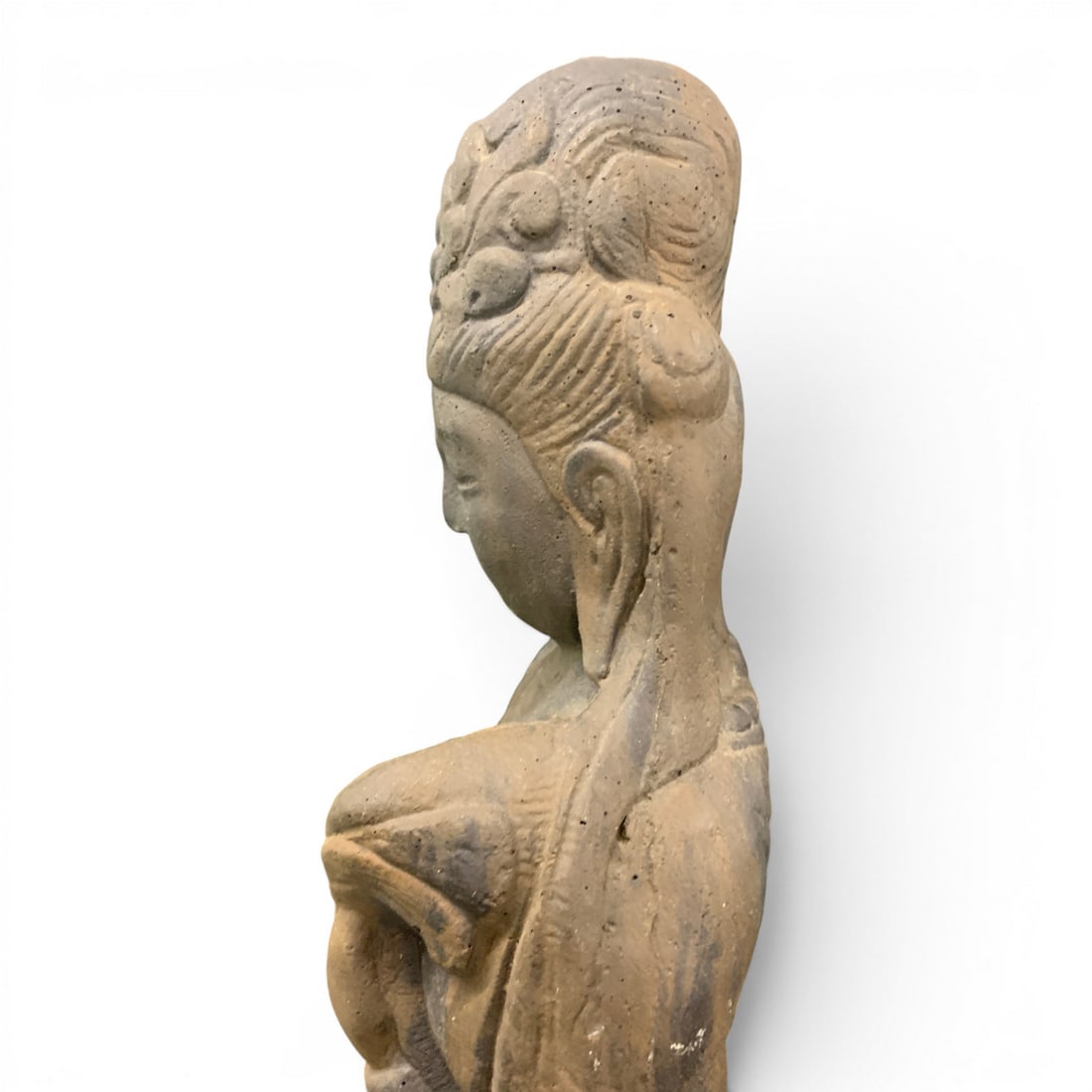 Vintage Stone Figural Statue - 6