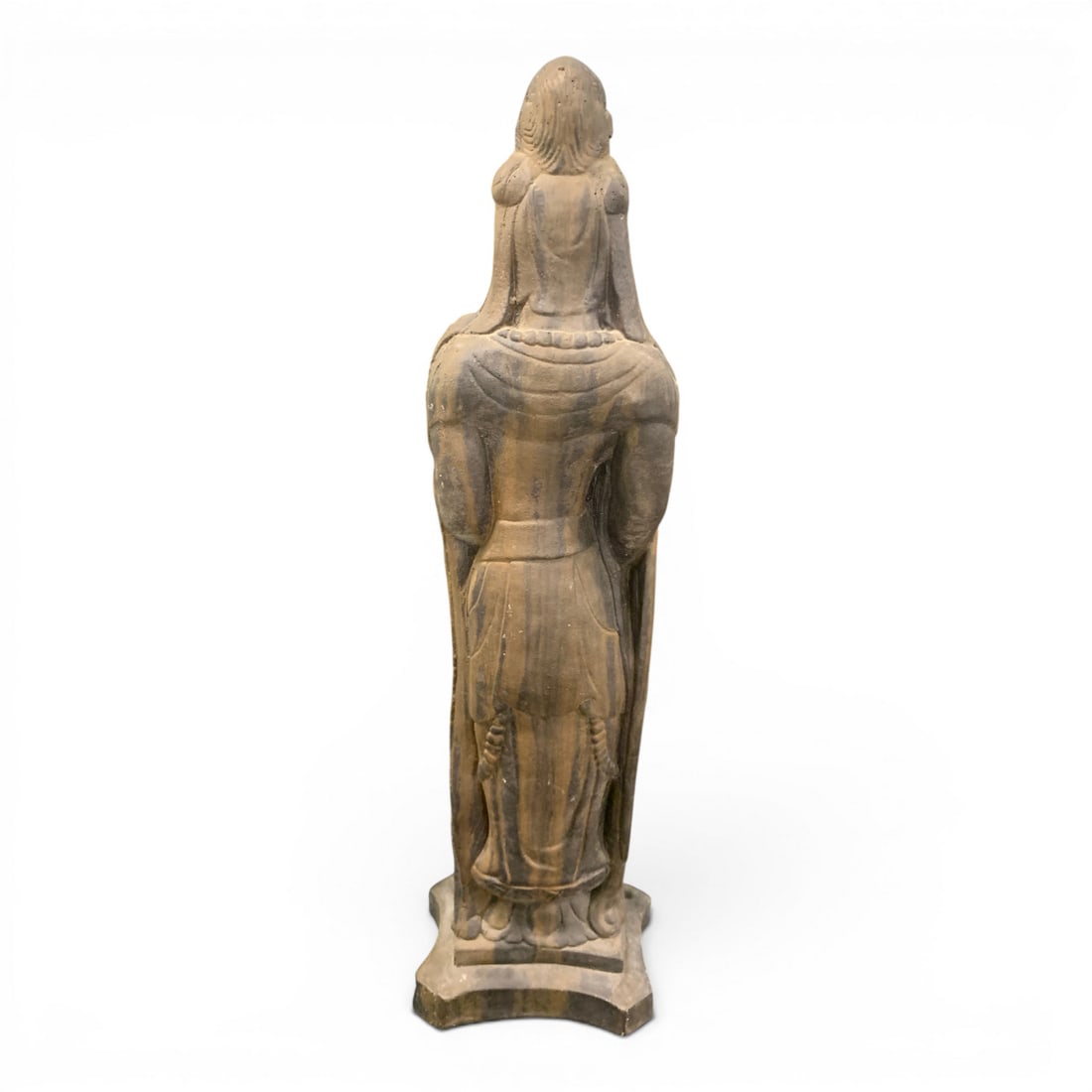 Vintage Stone Figural Statue - 9