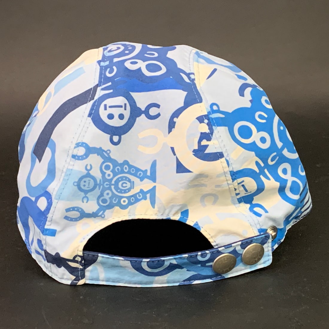 Hermes Blue Patterned Cap Hat - 2