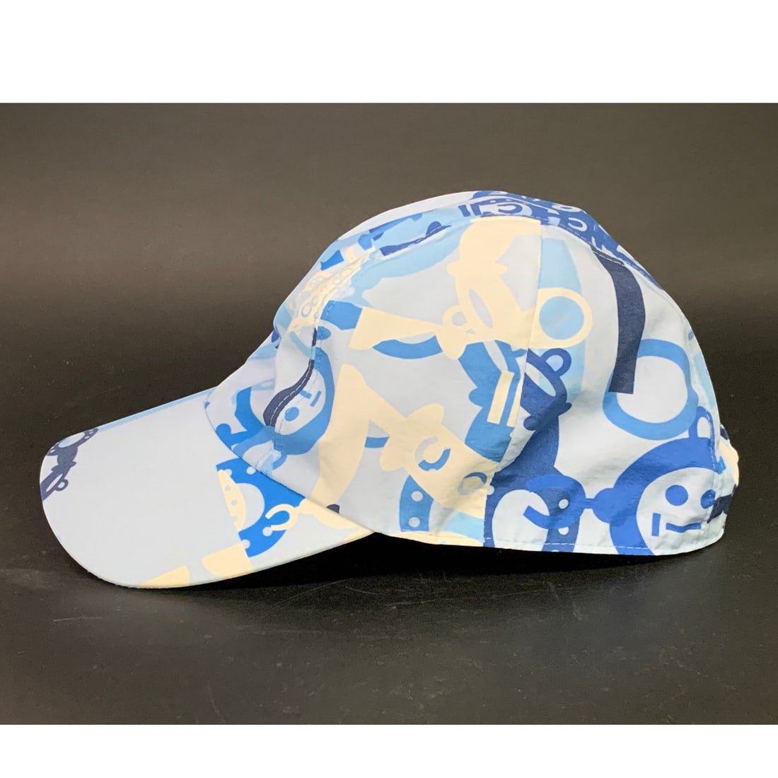 Hermes Blue Patterned Cap Hat - 4