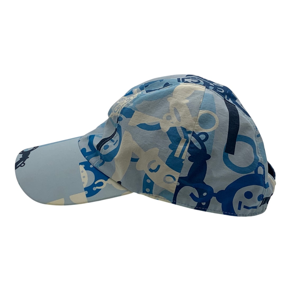 Hermes Blue Patterned Cap Hat - 6