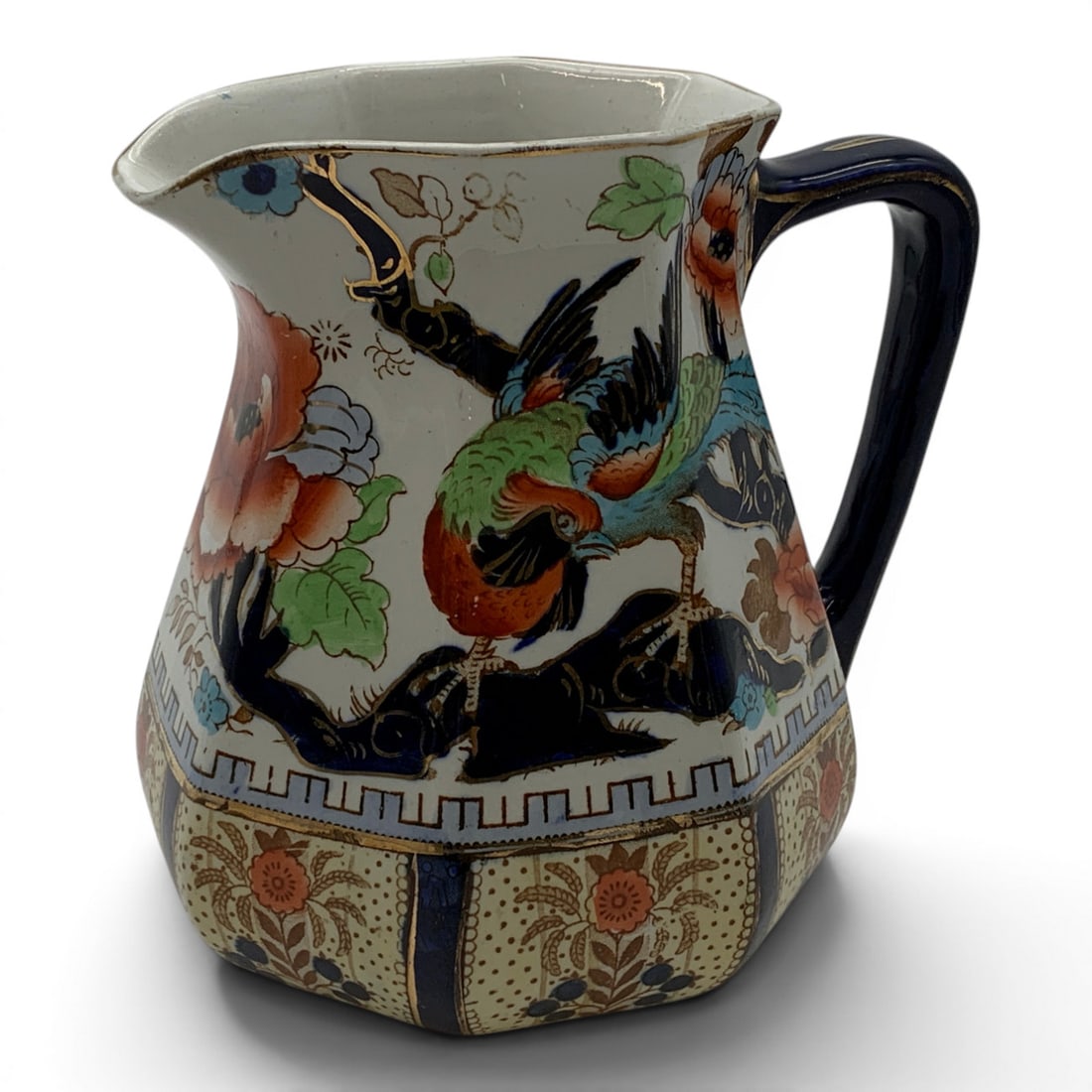 Vintage Losol Ware Ceramic Pitcher - 6